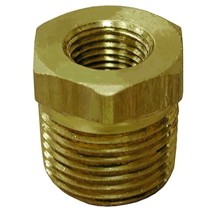 Jones Stephens 1/2in. x 1/8in. Bronze Hex Bushing B74203LF